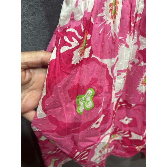 Lilly Pulitzer "Eryn Dress" Hotty Pink Cherry Begonias Size 8 NWT $198 Value - Picture 8 of 15